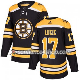 Adidas Maillot de Hockey Boston Bruins Milan Lucic 17 2017-2018 Noir Authentic - Homme